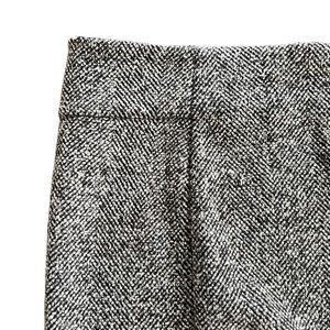 Lands’ End EUC Tweed Skirt Size 14w Black White Gray